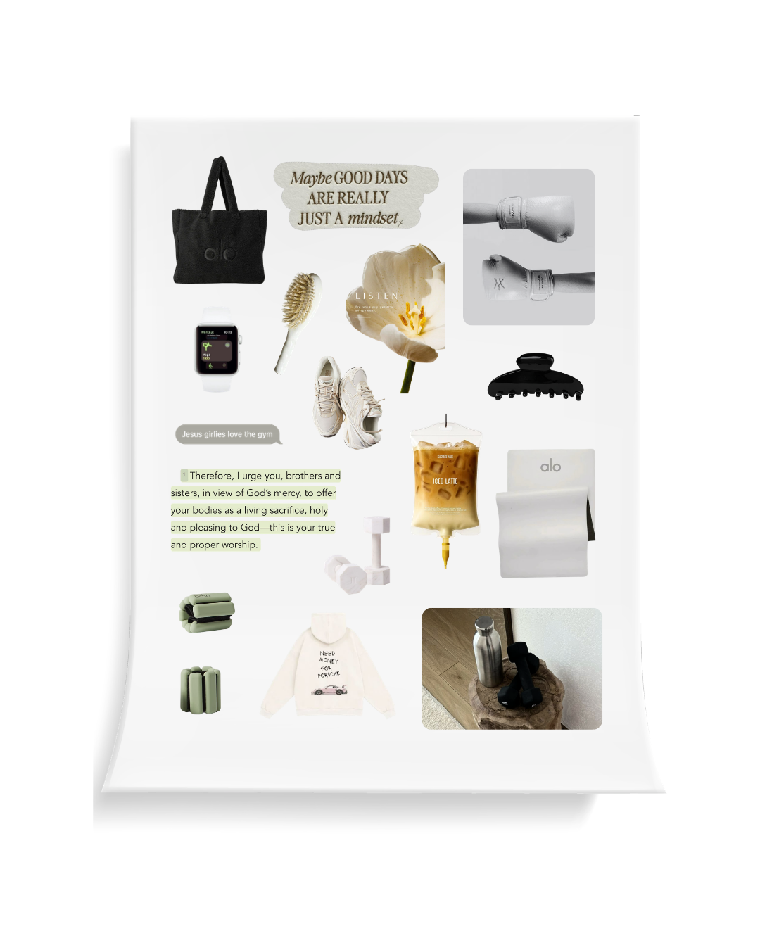 Body Is A Temple Epoxy Sticker Set