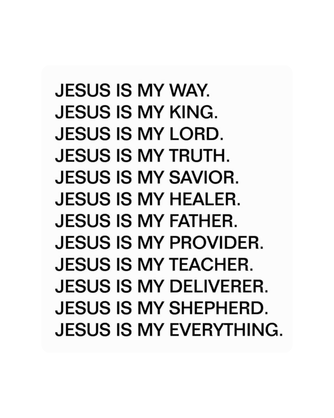 Jesus Is Sticker