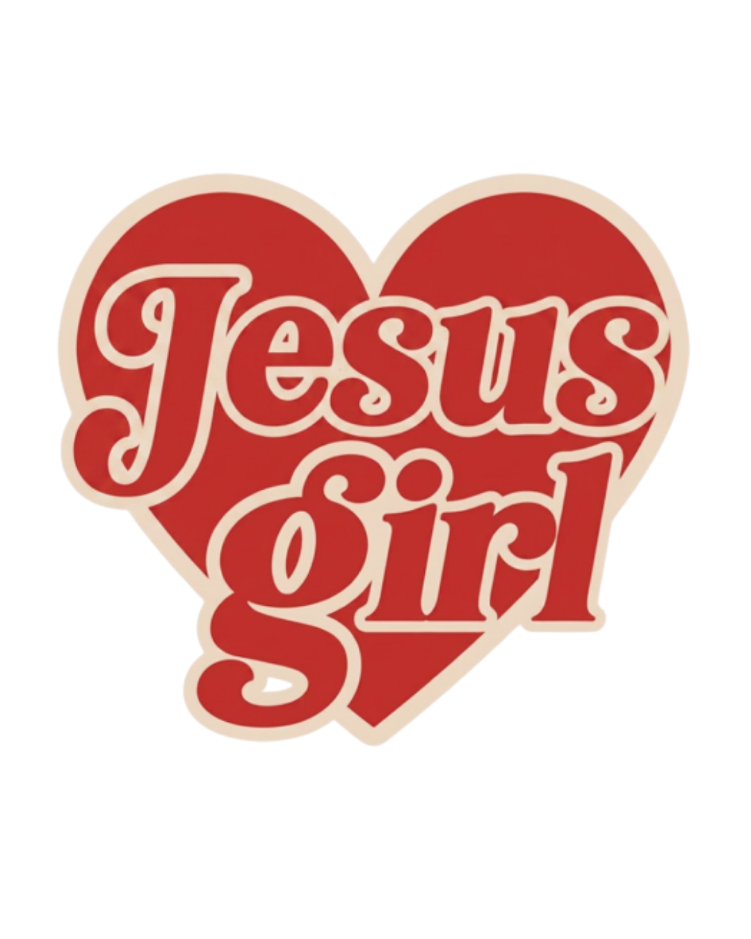 Jesus Girl Small Sticker